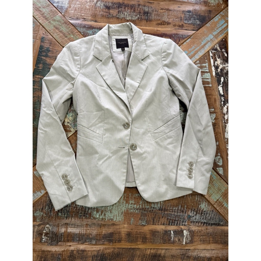 Women's‎ The Limited Collection Cream Tan 2 Button Blazer Size 2